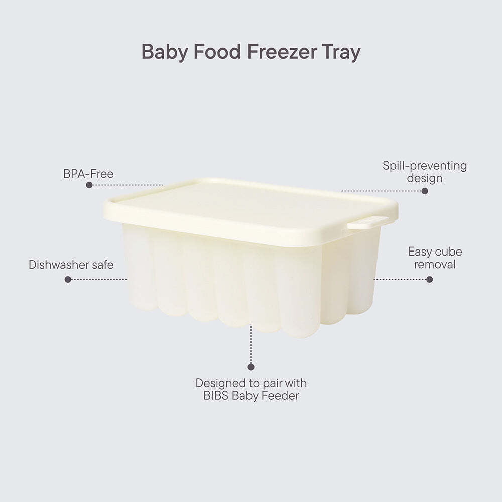 Bibs Baby Food Freezer Tray Ivory