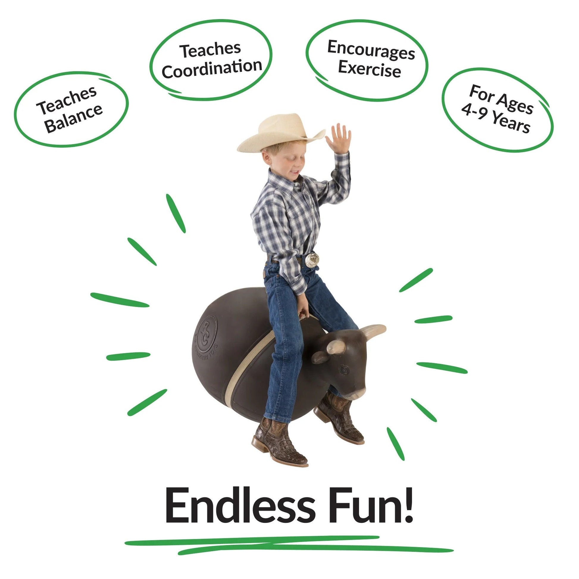 Big Country Toys Bouncy Bull