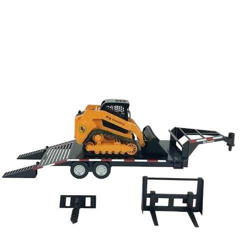 Big Country Toys Skid Steer and Implements Fork and Auger