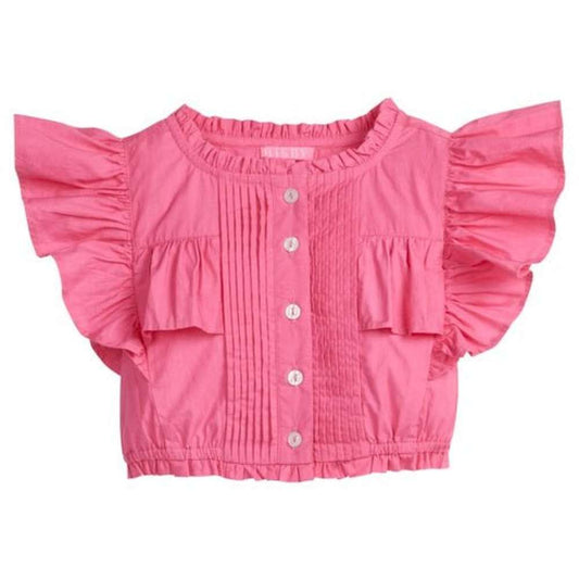 Bisby Girls Hot Pink Annie Top