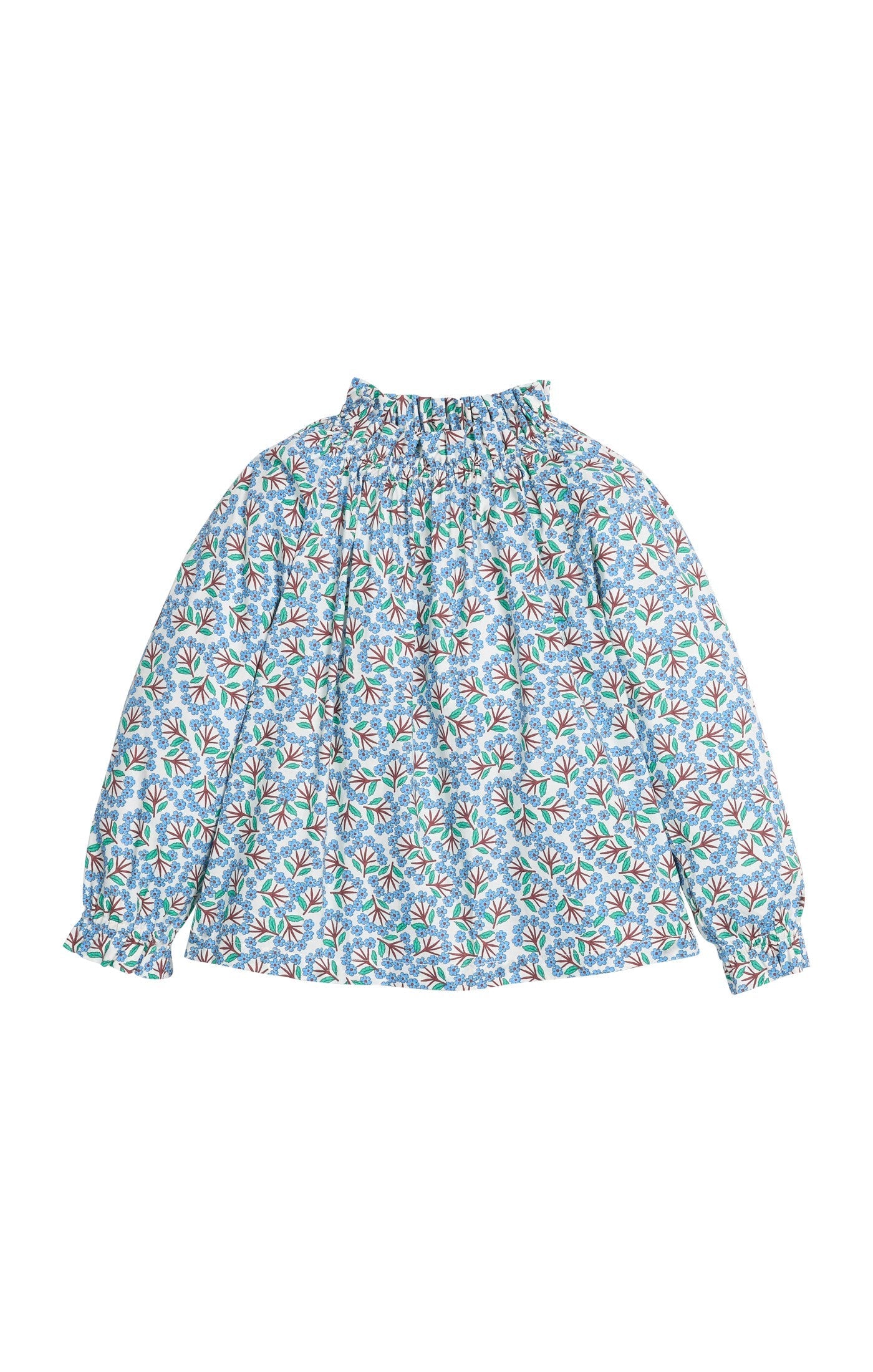 Bisby Girls Apparel / Shirts / Kids Peacock / 5 Bisby Girls Tory Top - Bluebell Blooms