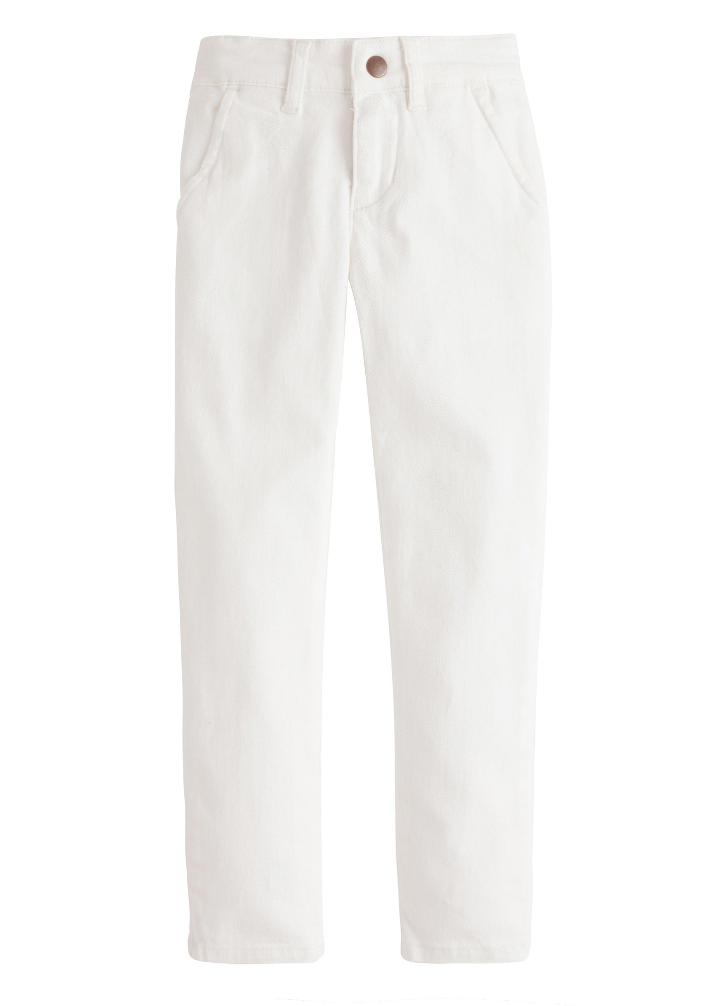 Bisby Girls Apparel / Pants / Kids Ivory / 5 Bisby Girls Twiggy Jean - Ivory Denim