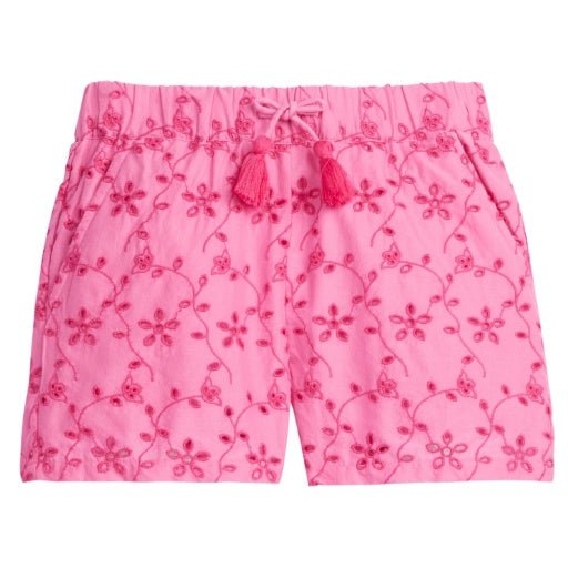 Bisby Pink Eyelet Richmond Shorts
