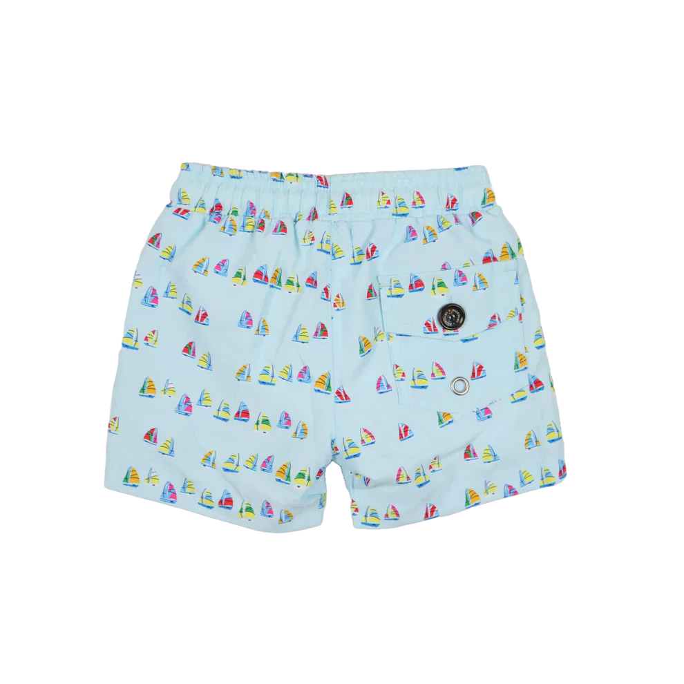 Blue Quail Clothing Co. BlueQuail Boys Swim Trunk - Boat Race