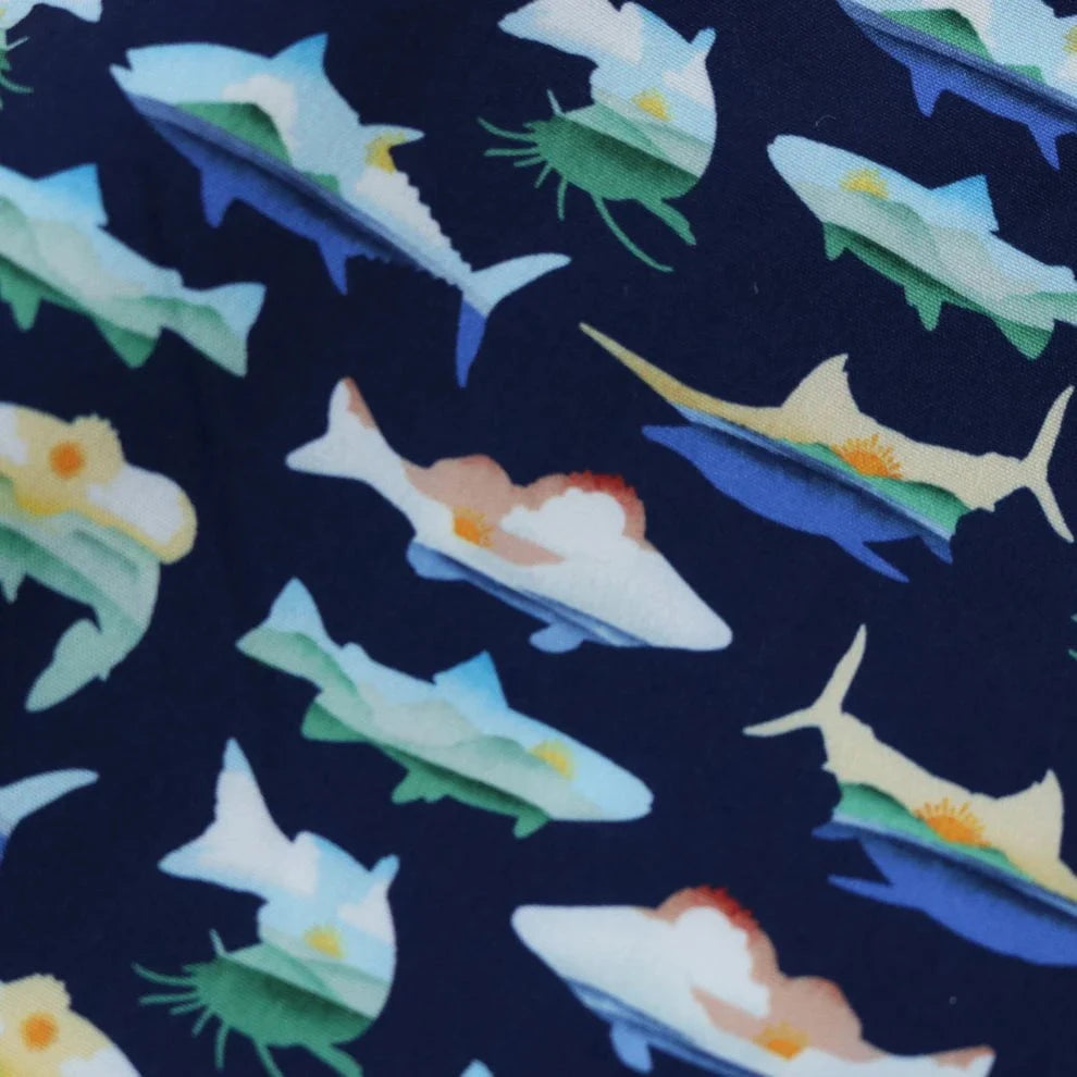 BlueQuail Clothing Co Boys Catch of the Day Long Sleeve Performance Tee