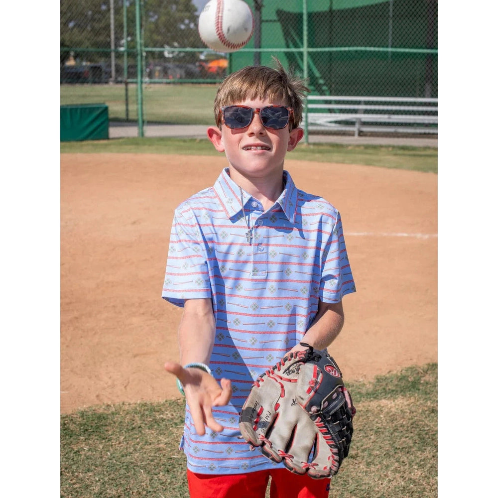 BlueQuail Clothing Co. Extra Innings Short Sleeve Polo