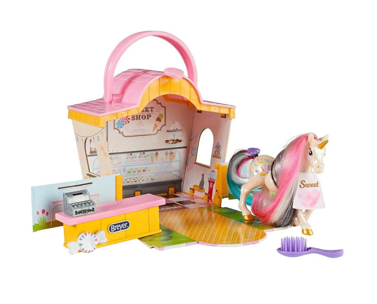 Reeves InternationalBreyer Li'l Beauties Sweet Shop Unicorn PlaysetBabysupermarket