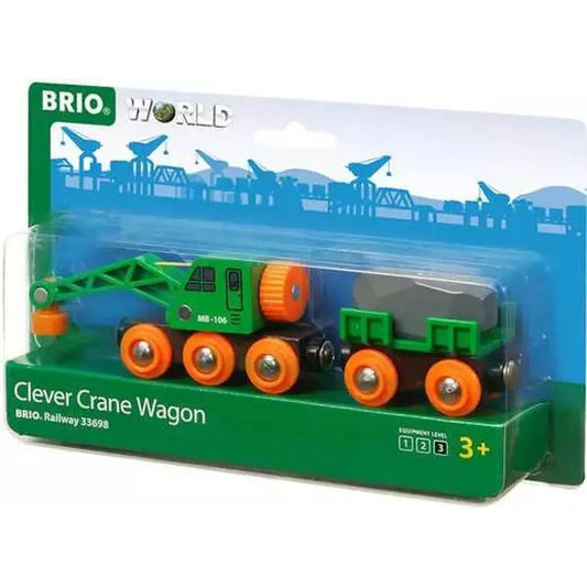 Brio Clever Crane Wagon