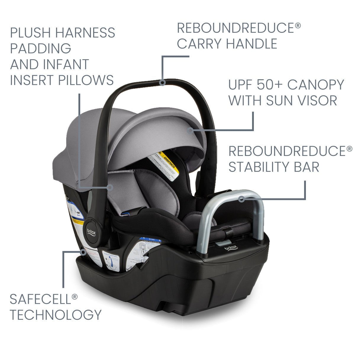 Britax Car Seats - Infant Britax Willow S Infant Car Seat + Alpine Base