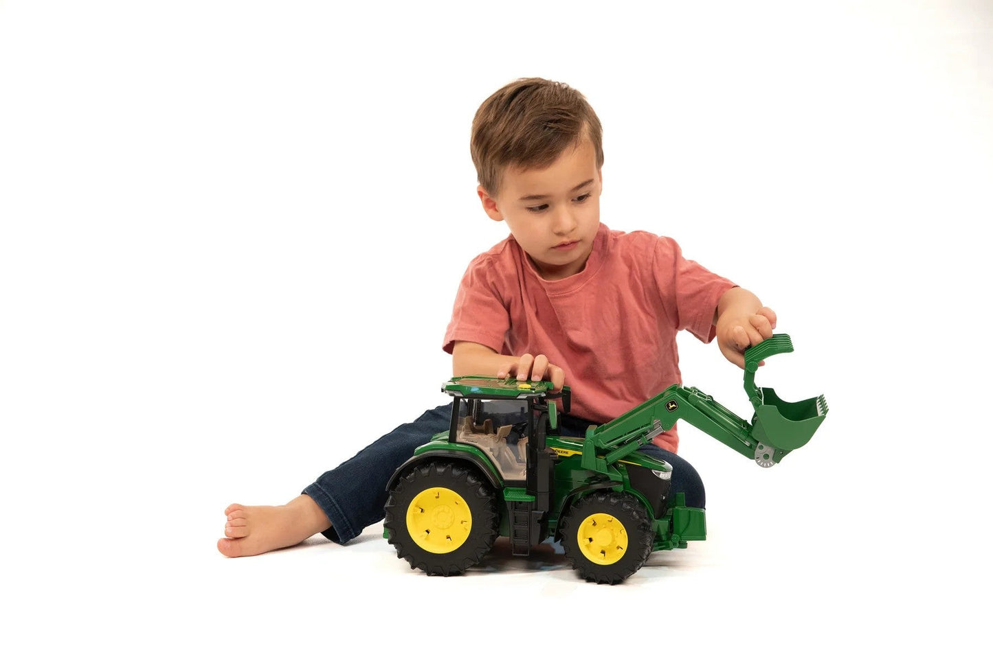 Bruder John Deer Tractor 7R 350 w/Front Loader