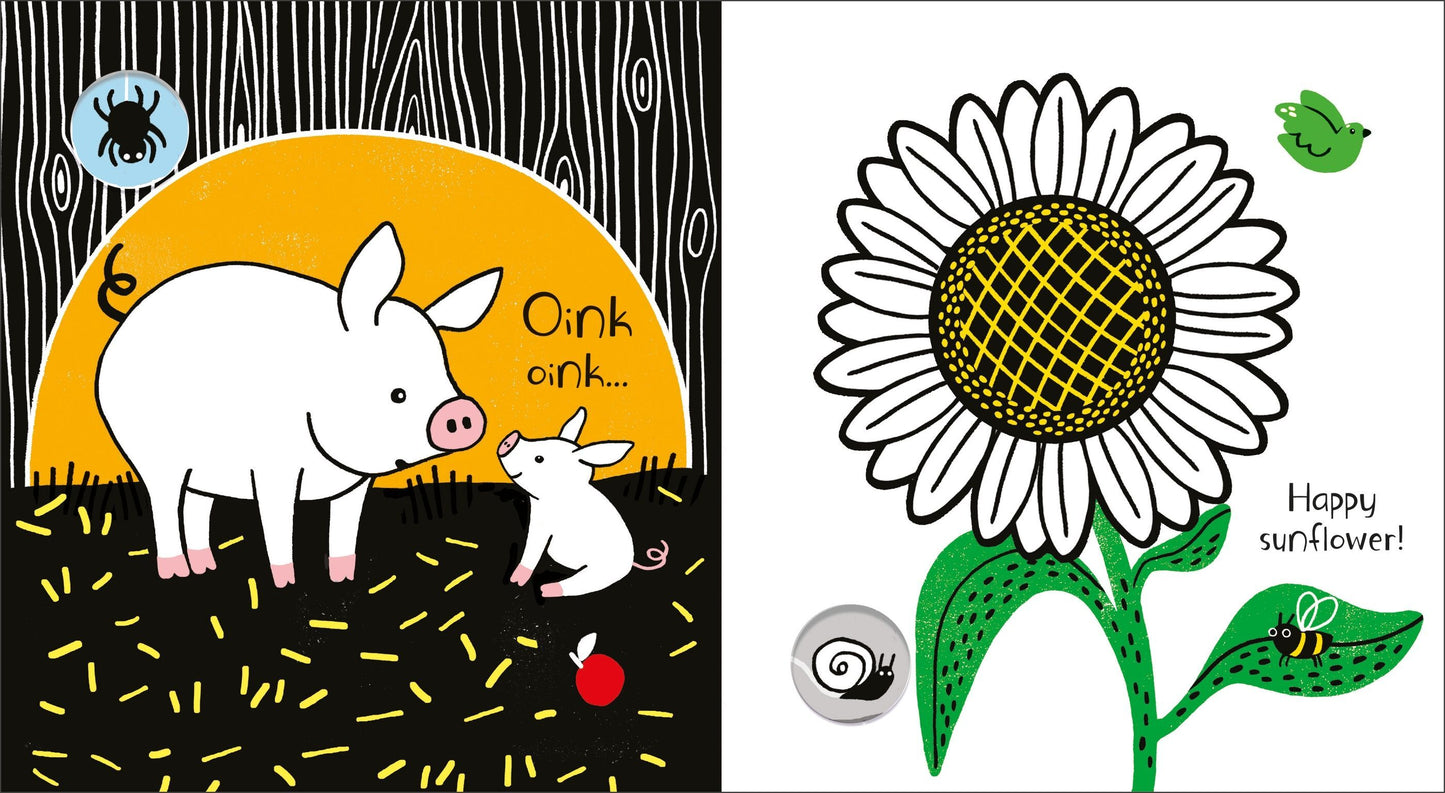 Usborne Baby's Black & White Books - Farm