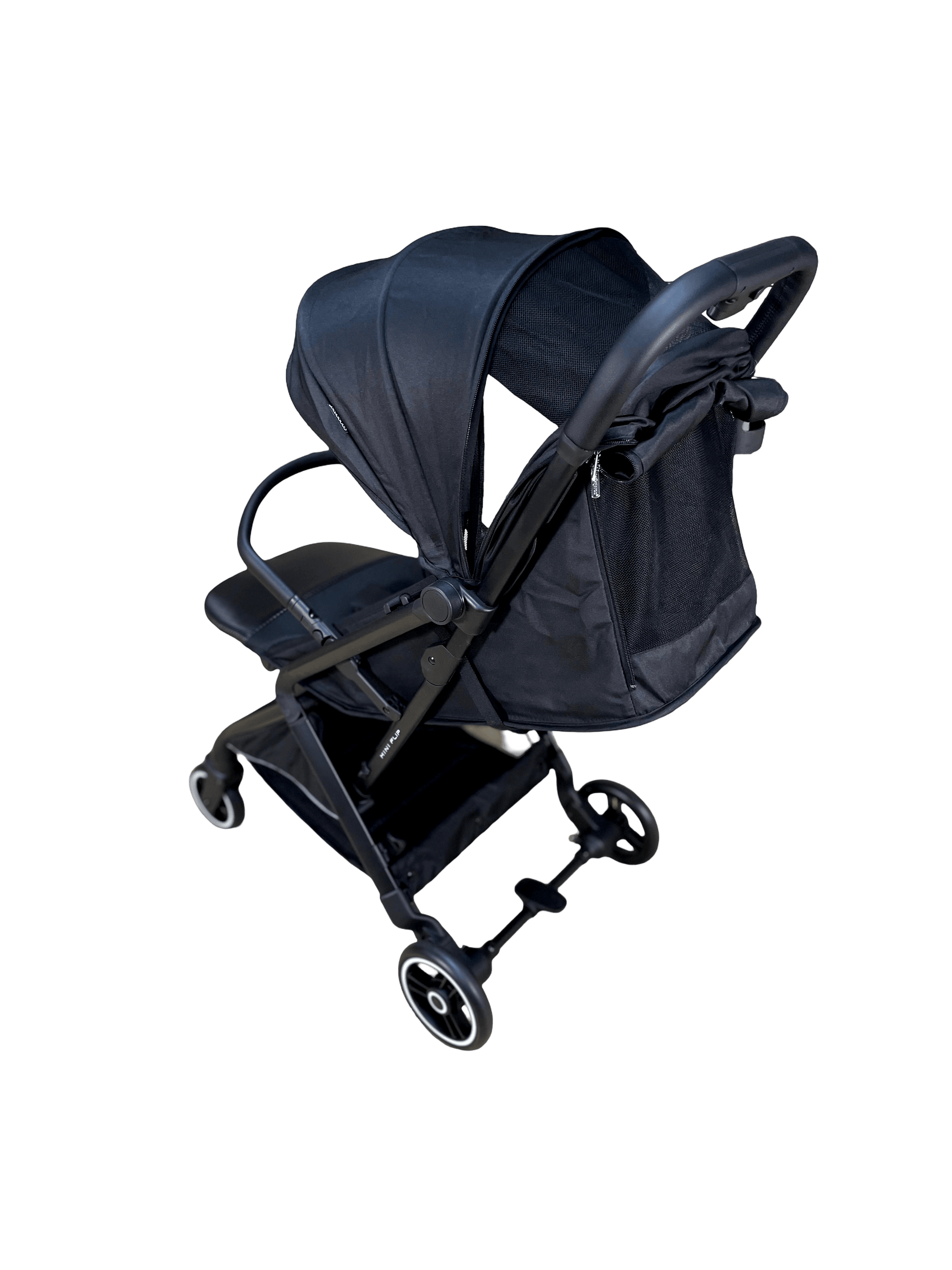 Cangaroo Mini Flip Lightweight Compact Stroller Black