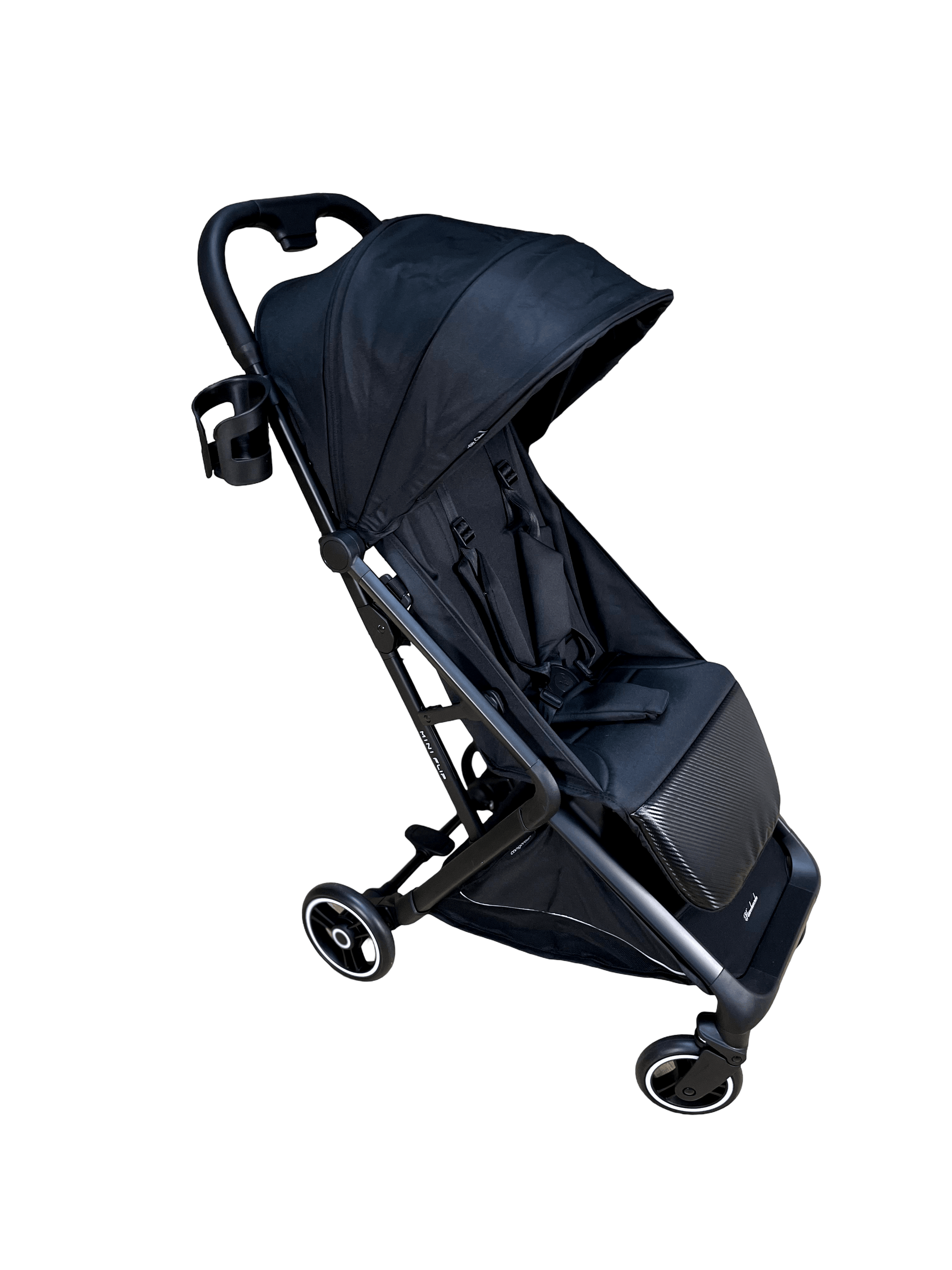 Cangaroo Mini Flip Lightweight Compact Stroller Black