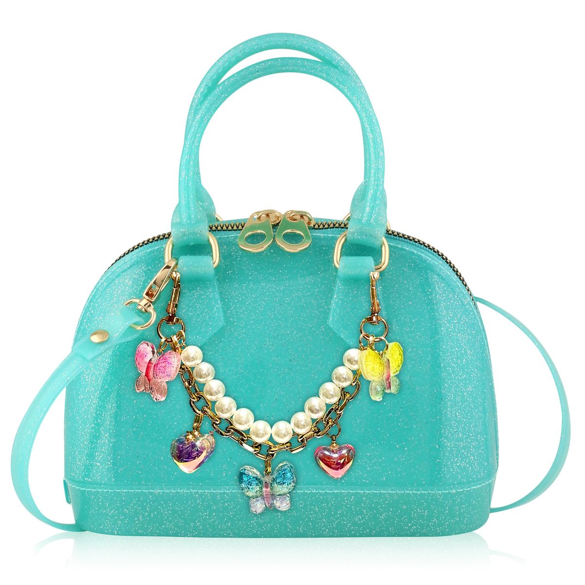 Carrying Kind Aqua Carrying Kind Girls Purse - Cate - Butterfly Besties