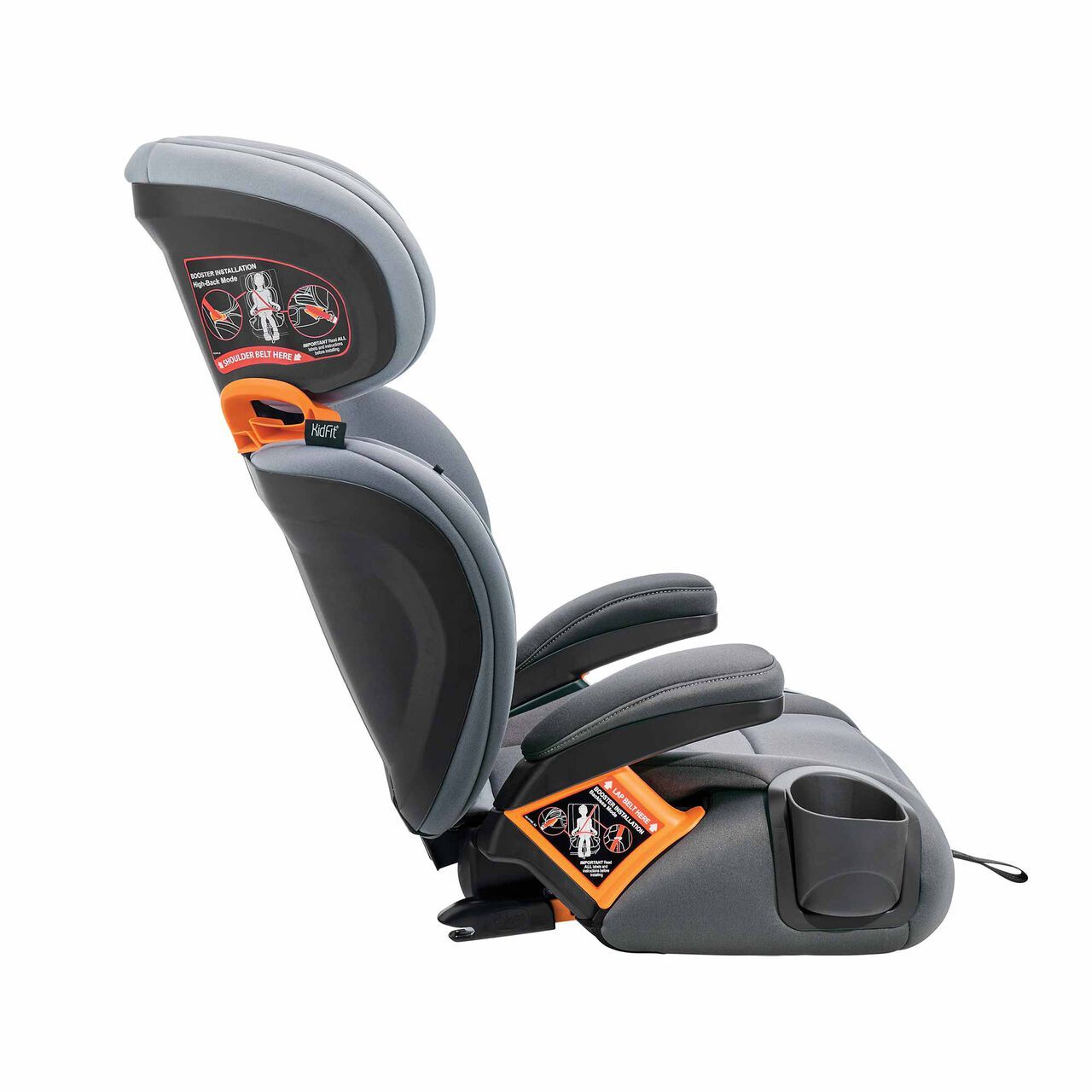 Chicco KidFit ClearTex Plus 2-in-1 Belt Positioning Booster Car Seat - Drift