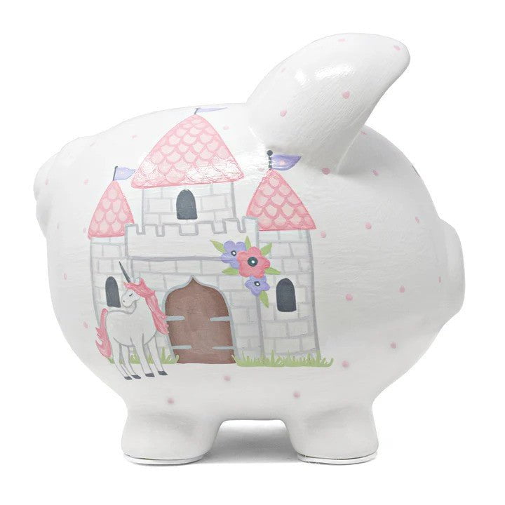 Child To Cherish Unicorn/Castle Piggy Bank