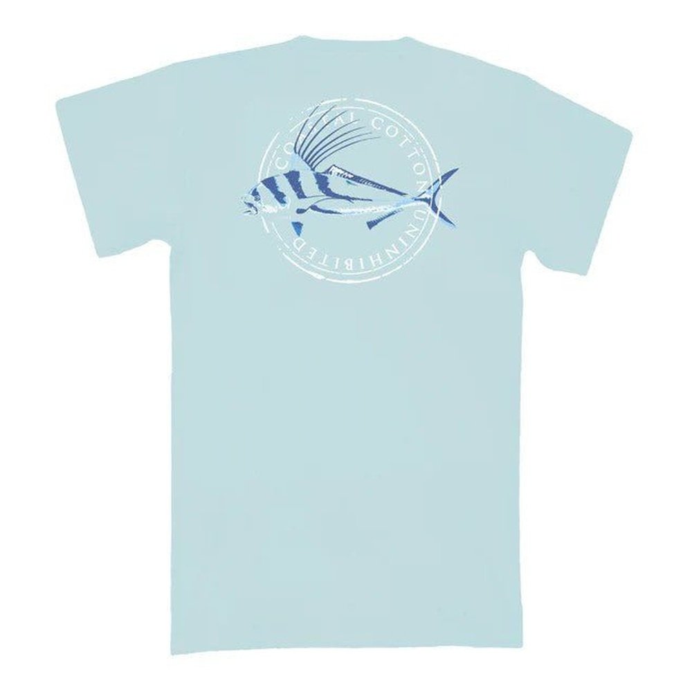 BabysupermarketCoastal Cotton Bay Green Rooster Fish Short Sleeve T-ShirtBabysupermarket