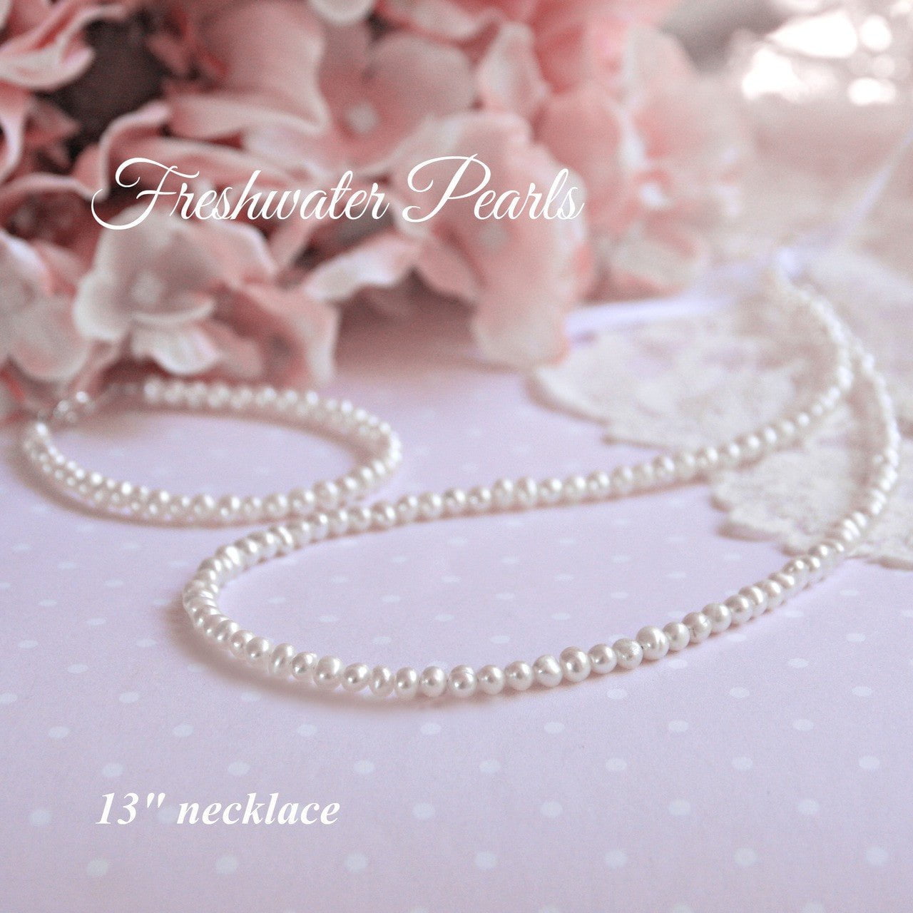 Collectables America Apparel & Gifts Pearls Collectables America 13" Pearl Necklace