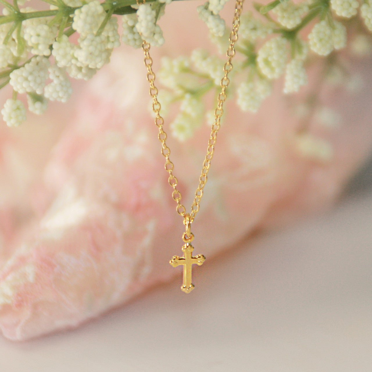 Collectables America Apparel & Gifts Gold Collectables America Gold Cross Necklace