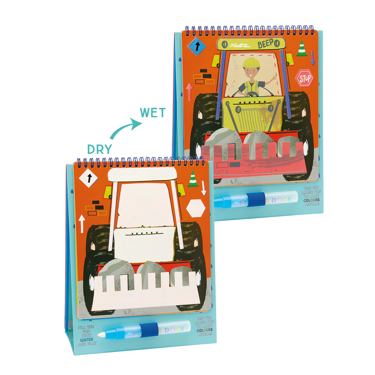 Floss & Rock Toys / Activity / Art and Crafts Construction Magic Water Easel & Pen