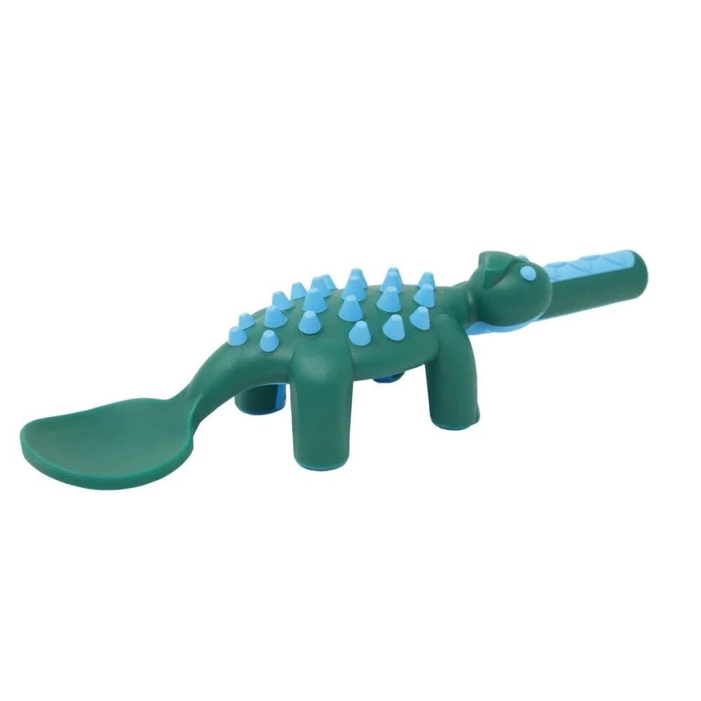 Constructive Eating Baby Care Constructive Eating Dino Spoon Green