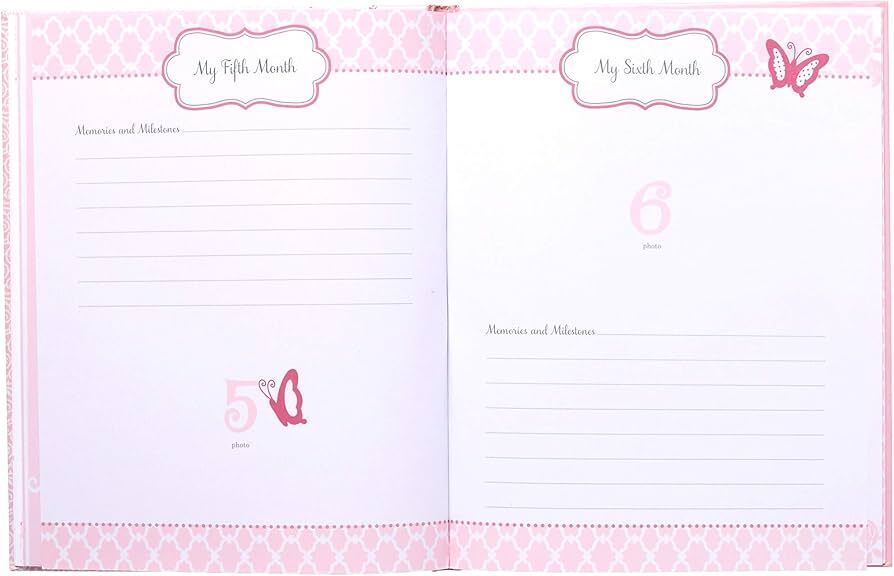 C R Gibson Baby Books CR Gibson Bella Memory Book