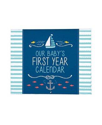 CR Gibson Baby Books CR Gibson Under the Sea First Year Calendar
