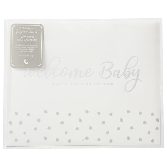 CR Gibson Welcome Baby First Year Calendar