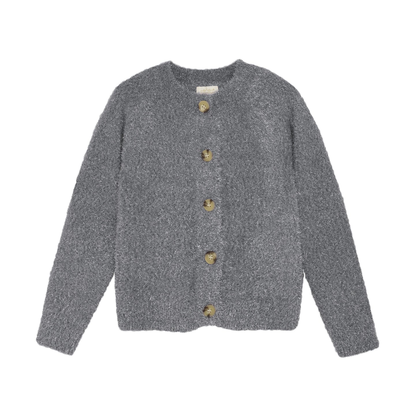 Creamie Girls Iron Gate Knit Glitter Cardigan