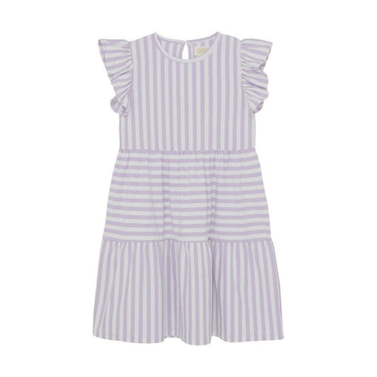 Creamie Girls Lavender Stripe Dress
