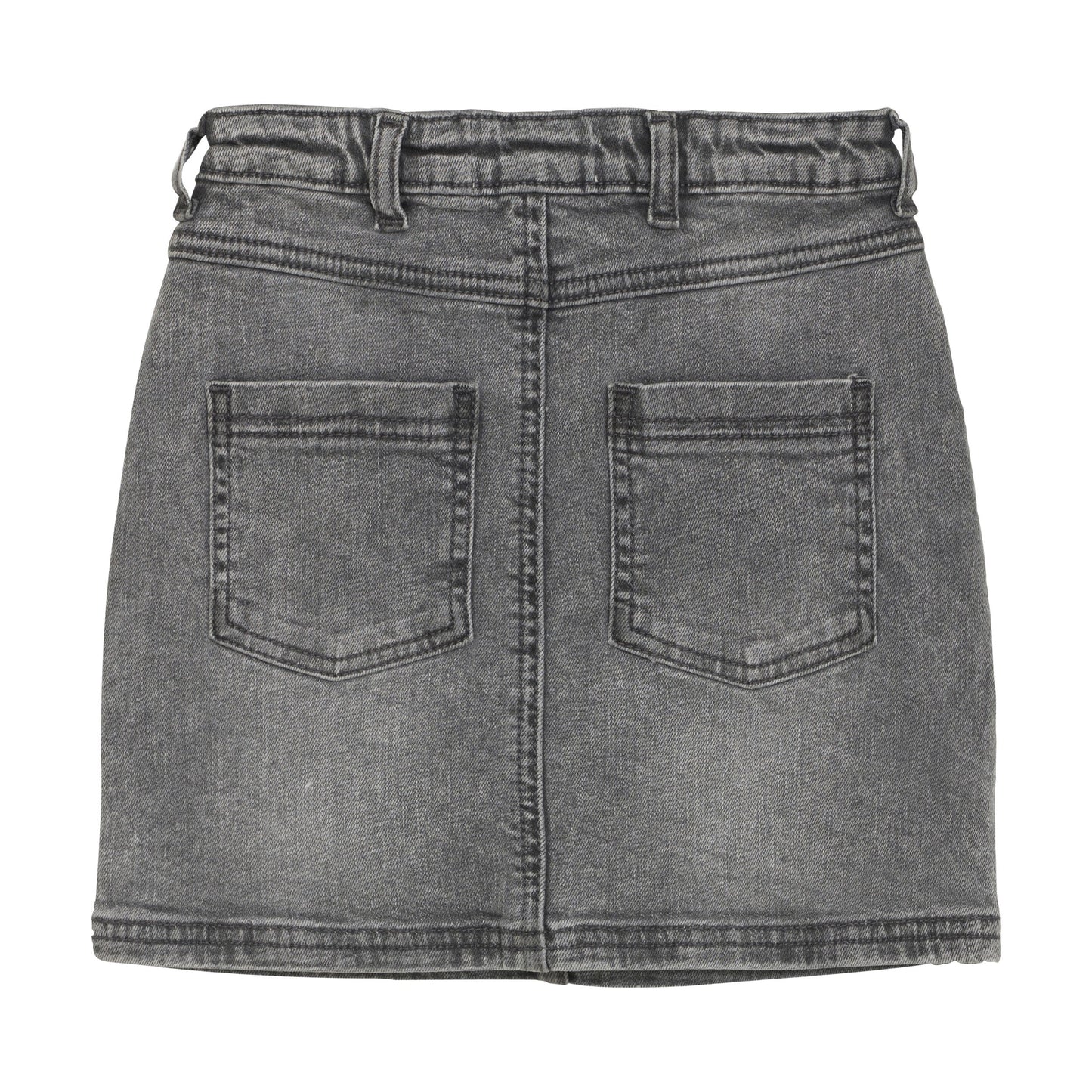 Creamie Girls Light Grey Denim Skirt