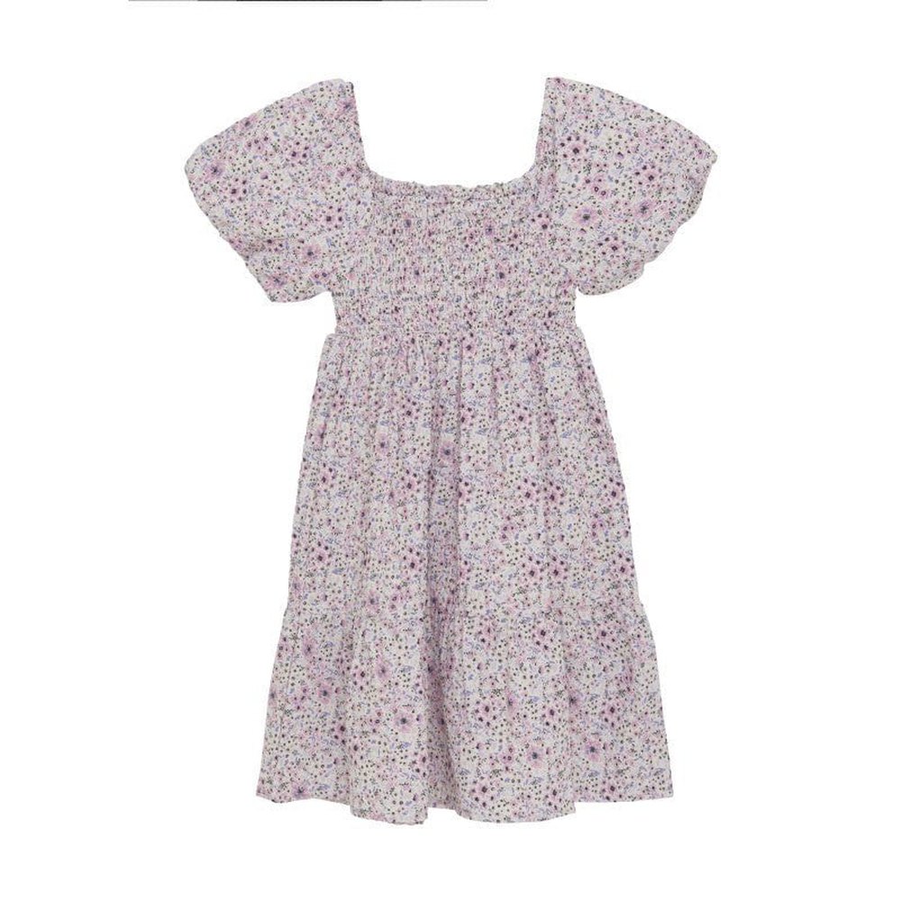 Creamie Girls Apparel / Dresses / Tween 7 Creamie Girls Pink and Purple Floral Smocked Dress