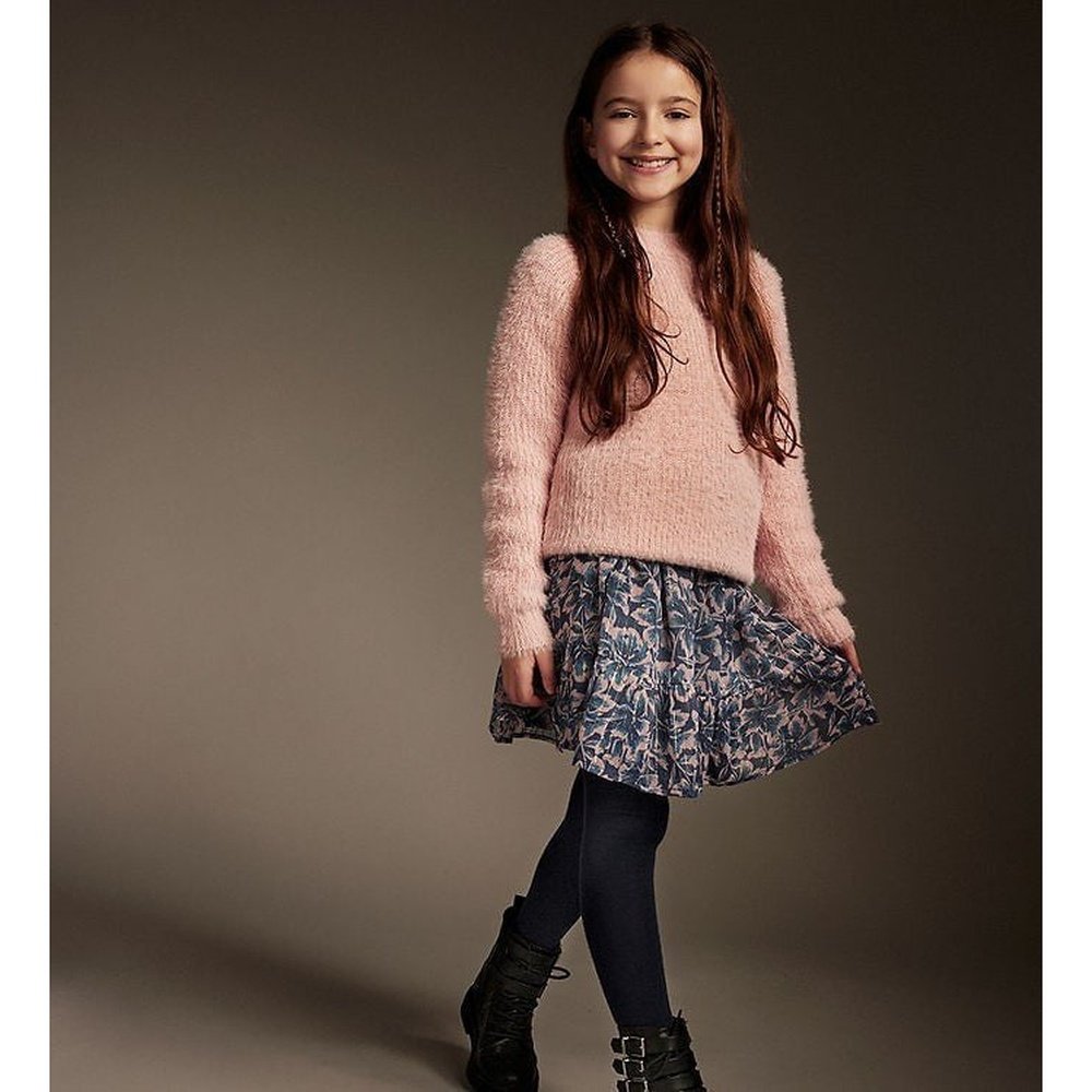 Creamie Girls Pullover Knit Glitter