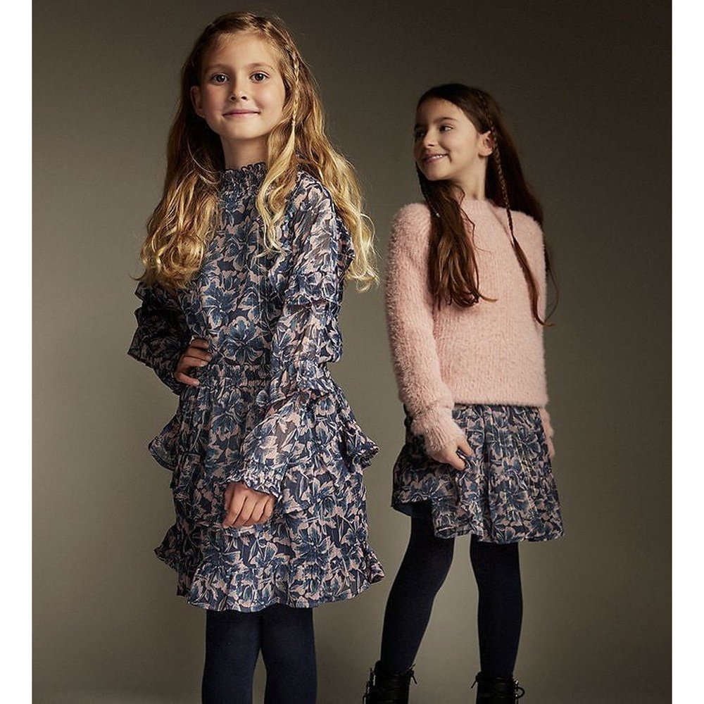 Creamie Girls Pullover Knit Glitter