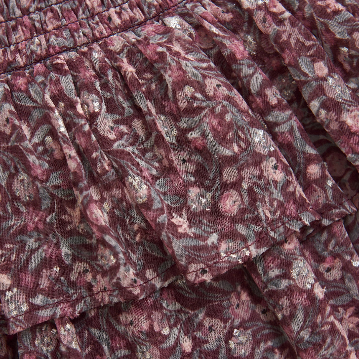 Creamie Girls Vineyard Wine Dobby Skirt