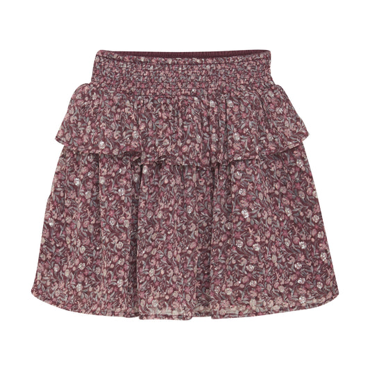 Creamie Girls Vineyard Wine Dobby Skirt