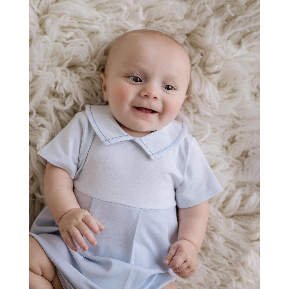 Cuclie Boys Light Blue Striped Classic Bubble babysupermarket