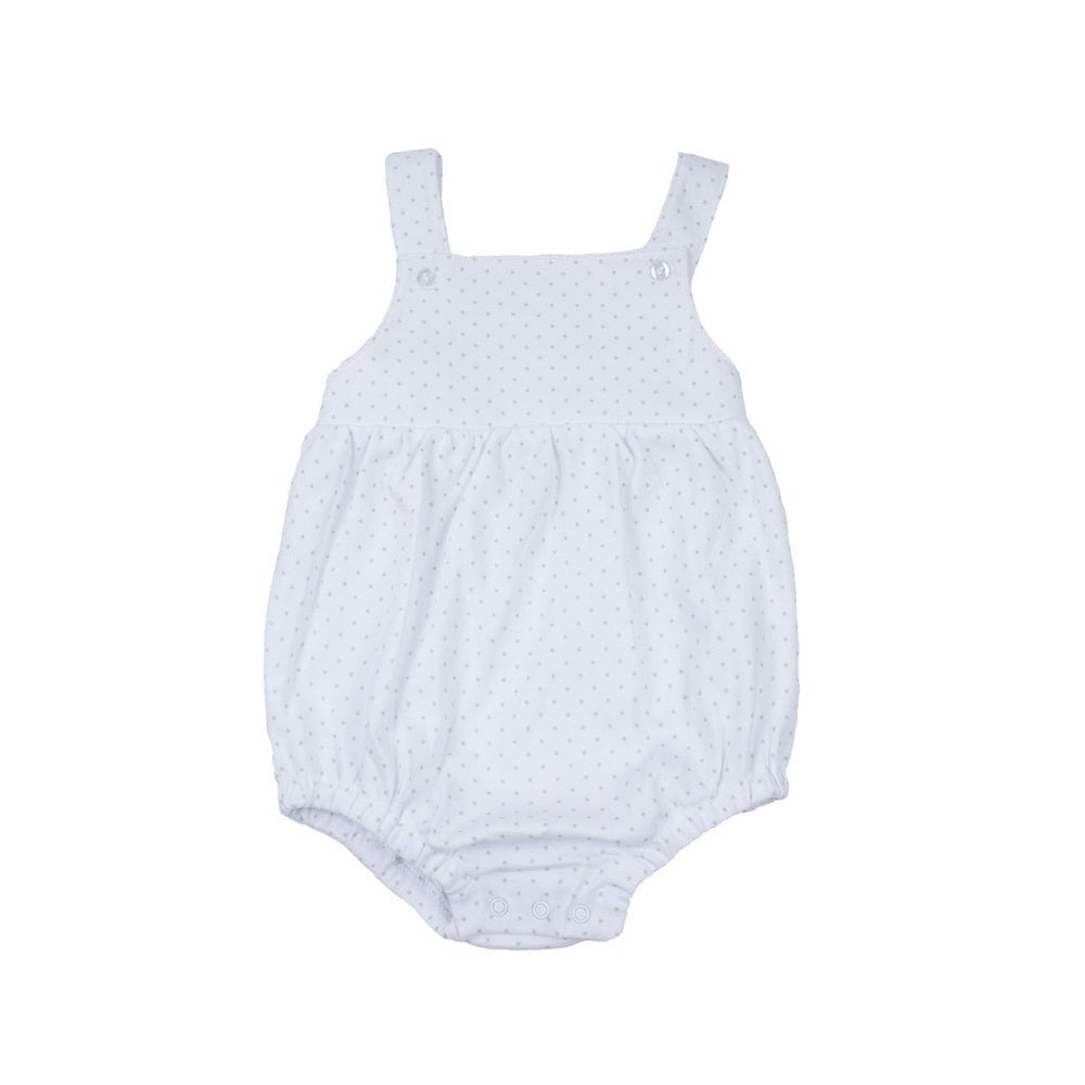 Cuclie Sage Polka Dot Sleeveless Bubble