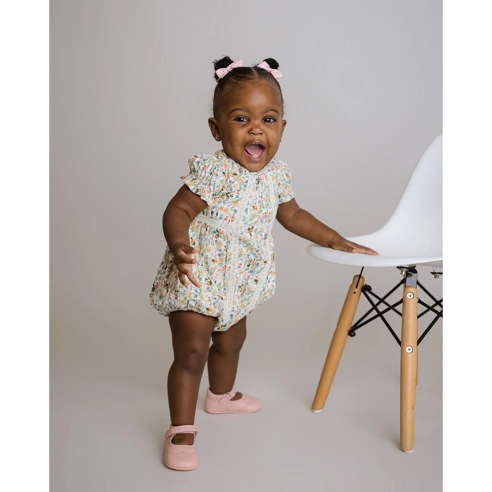 Cuclie Infant Cuclie Yellow Floral Bubble