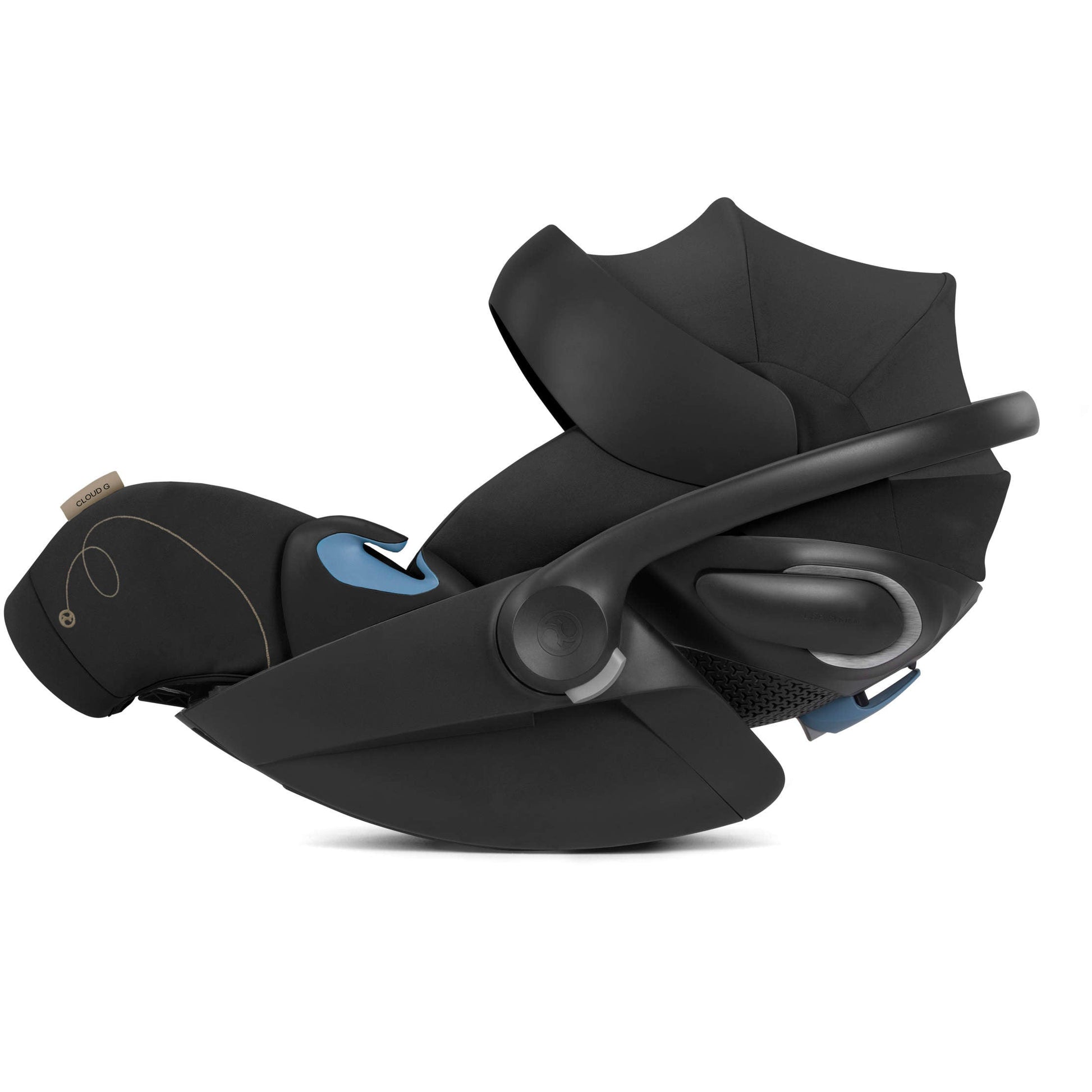 Cybex Car Seats - Infant Moon Black Cybex Cloud G Lux Comfort Extend Infant Car Seat with SensorSafe