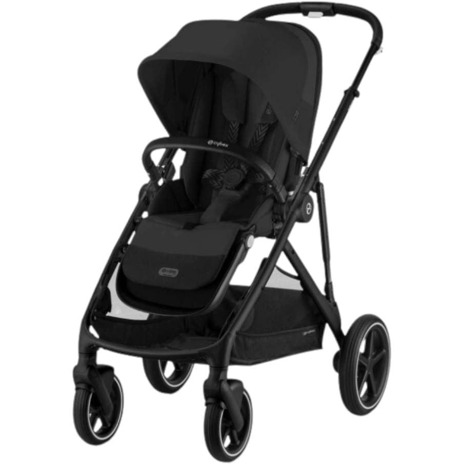 Cybex Strollers Black Frame with Moon Black Seat Cybex Gazelle S Stroller