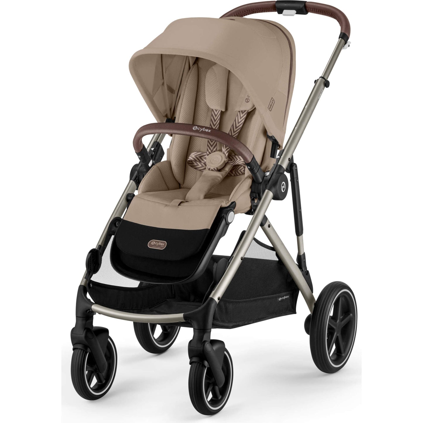 Cybex Strollers Taupe Frame with Almond Beige Seat Cybex Gazelle S Stroller