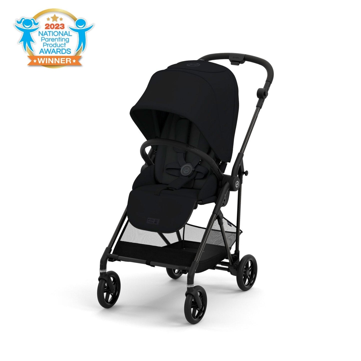 Cybex Strollers Moon Black Cybex Melio Carbon 3 Stroller
