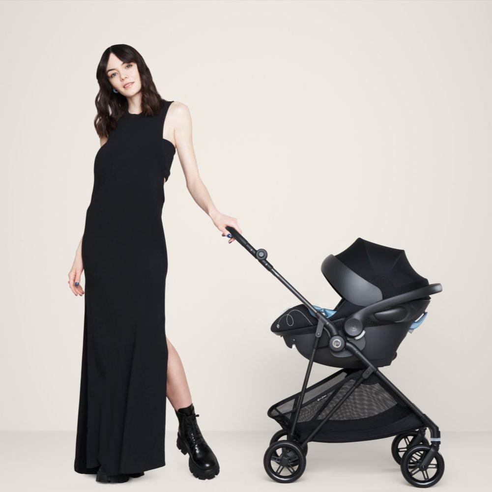 Cybex Strollers Moon Black Cybex Melio Carbon 3 Stroller