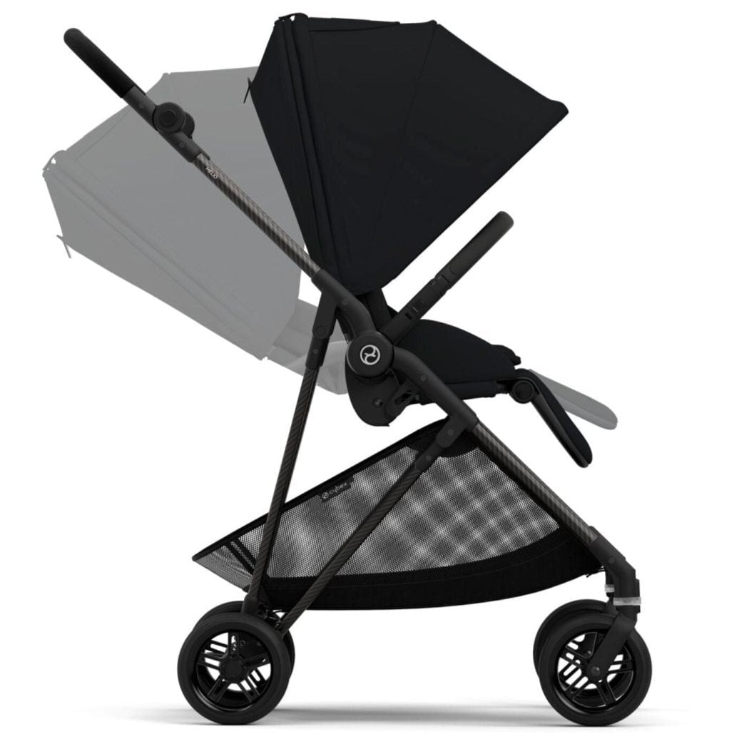 Cybex Strollers Moon Black Cybex Melio Carbon 3 Stroller