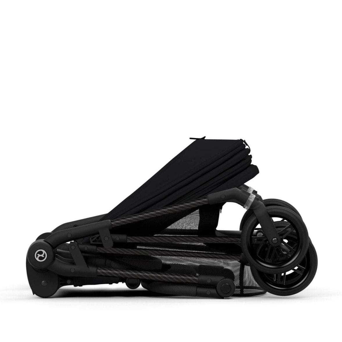 Cybex Strollers Moon Black Cybex Melio Carbon 3 Stroller