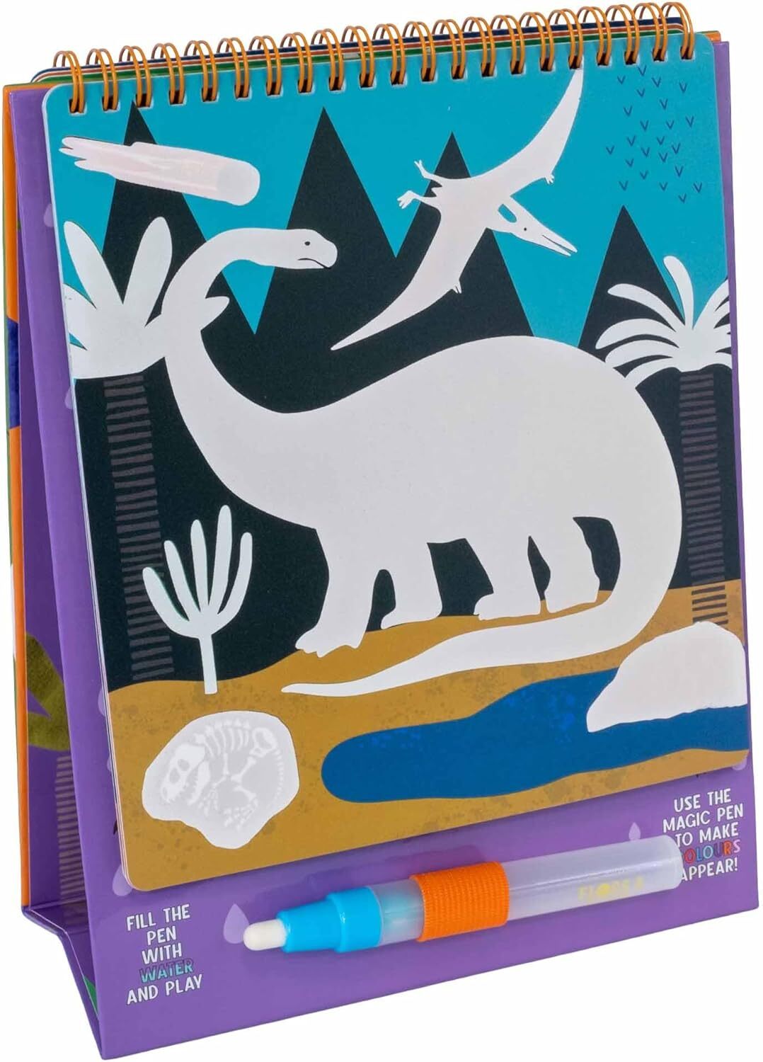 Floss & Rock Toys / Activity / Art and Crafts Dino Magic Water Easel & Pen