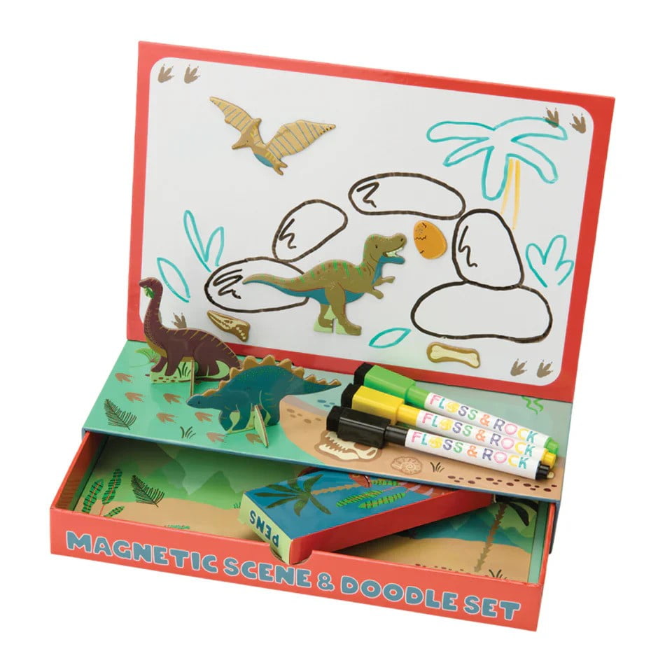 Floss & RockDino Magnetic Scene & Doodle SetBabysupermarket