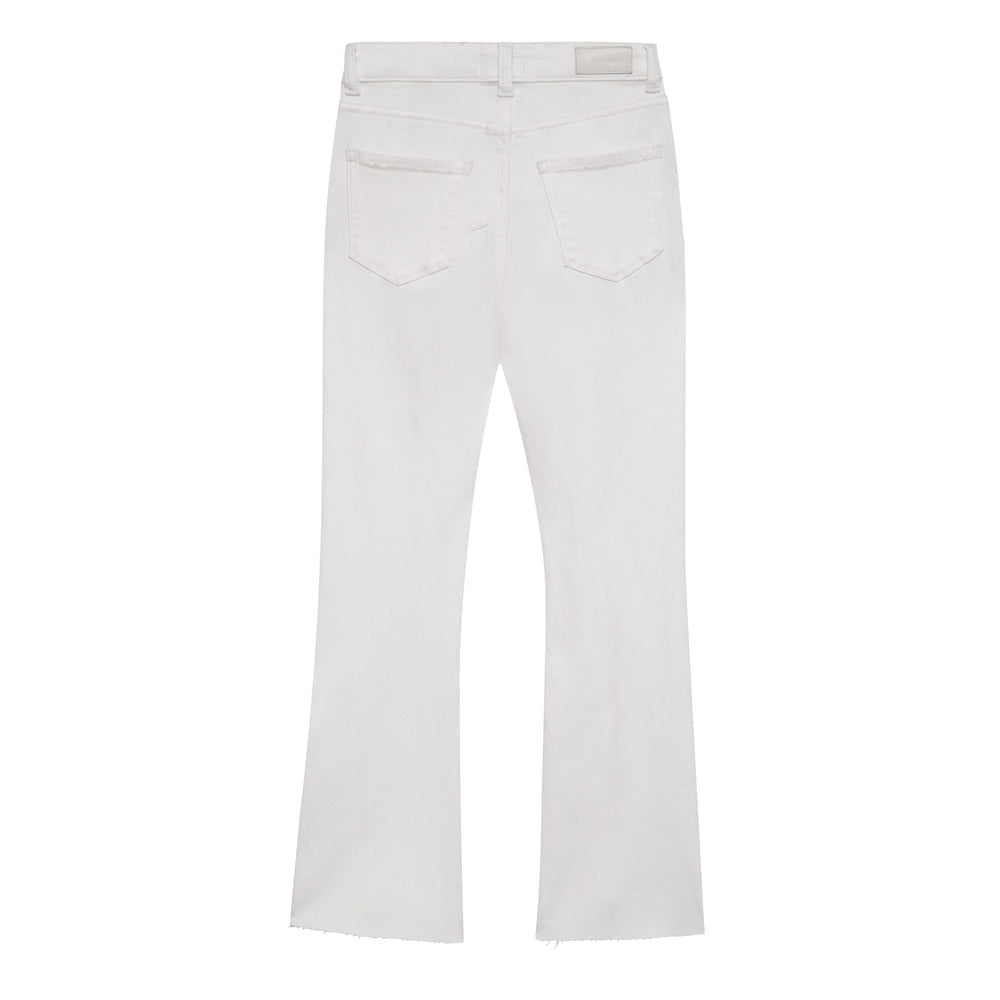 DL1961 DL1961 Girls Claire Crop Bootcut Jean - White Raw