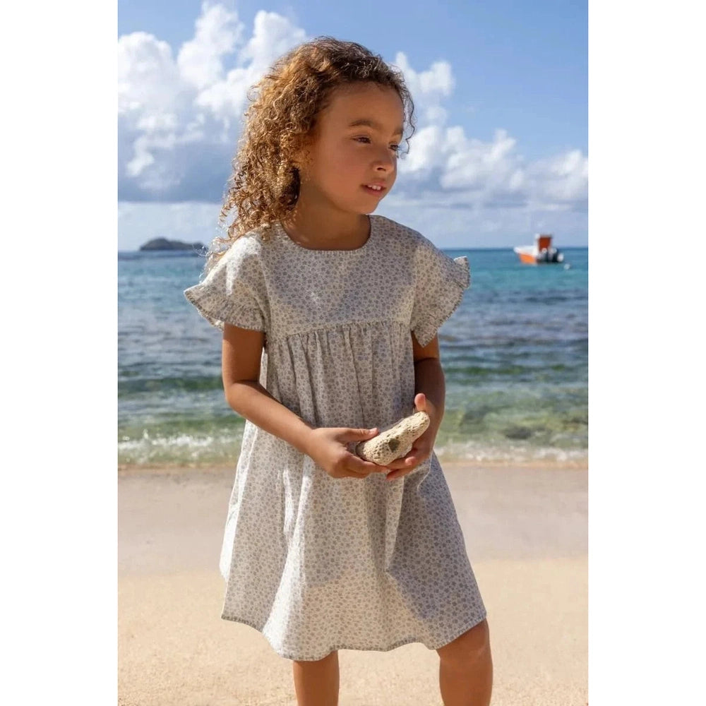 Early Sunday Mini Flowers Print Lila Dress babysupermarket